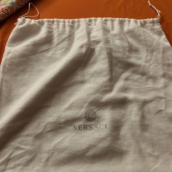 Versace. Nylon Palazzo Medusa Backpack with Dust Bag - Picture 13 of 13